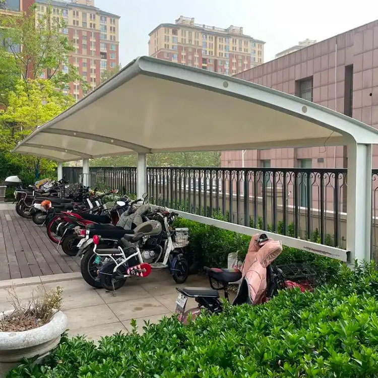 宜川县膜结构电动车棚